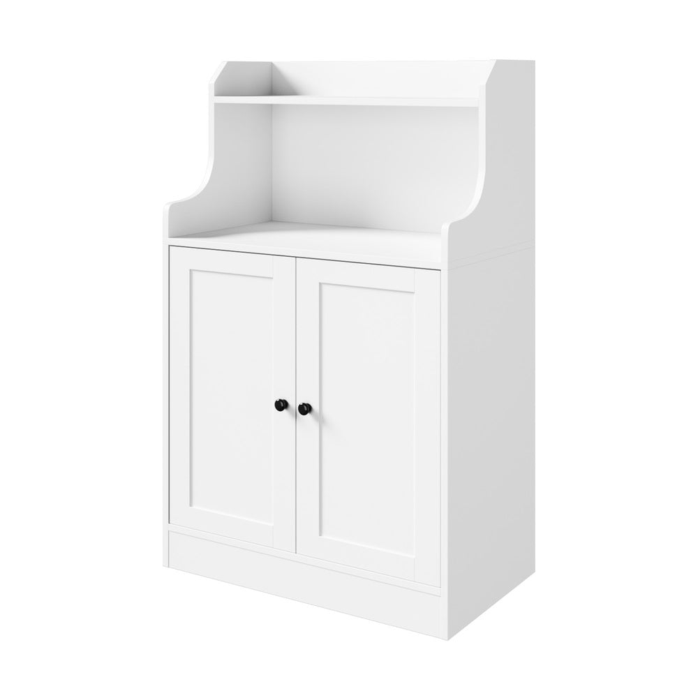 Buffet Sideboard Cupboard 2 Doors Hallway Table White