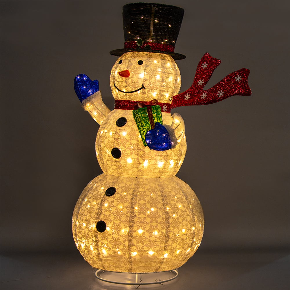 Christmas Snowman with Twinkle Lights White Indoor/Outdoor 180cmH