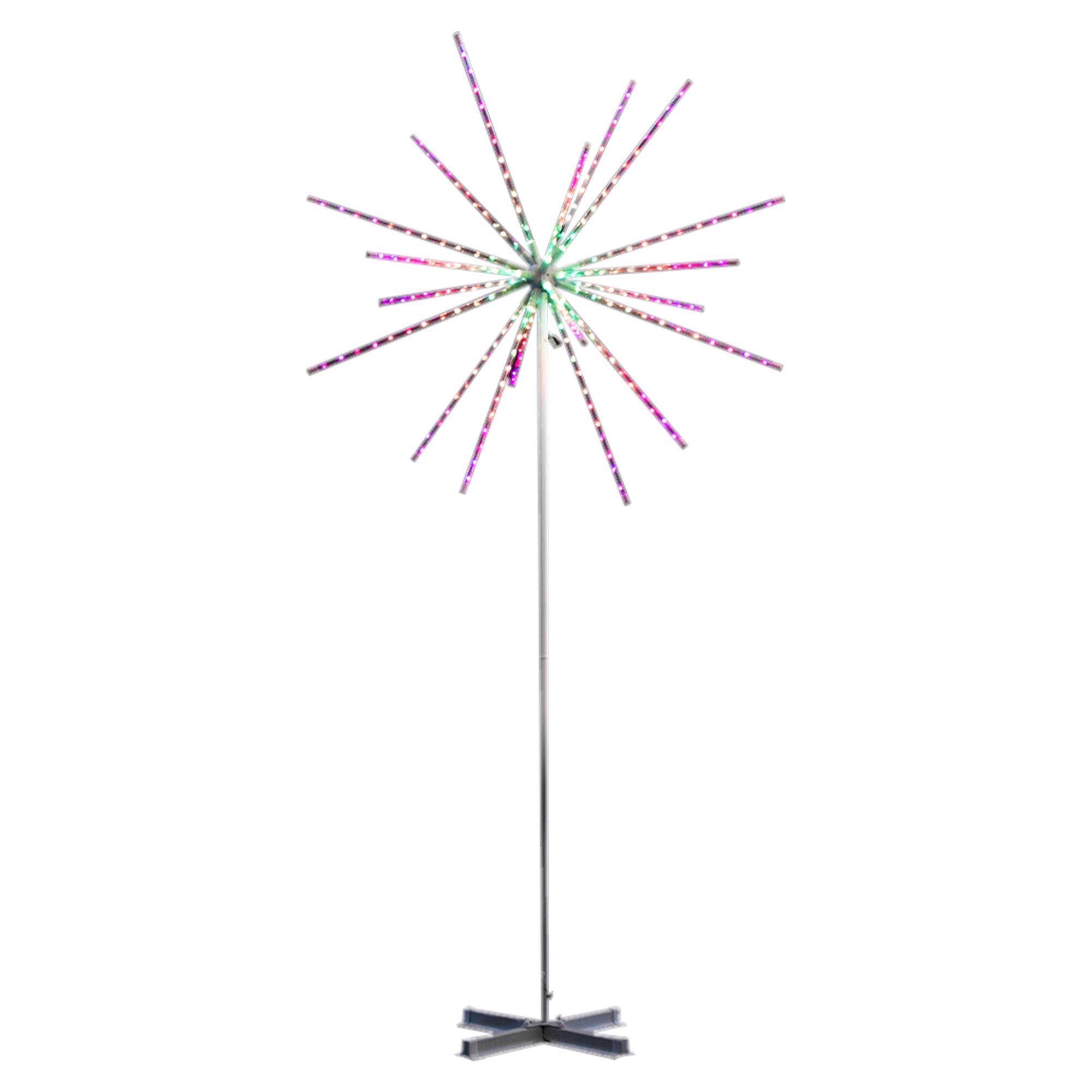 Outdoor Christmas Light Starburst Display - 270cm