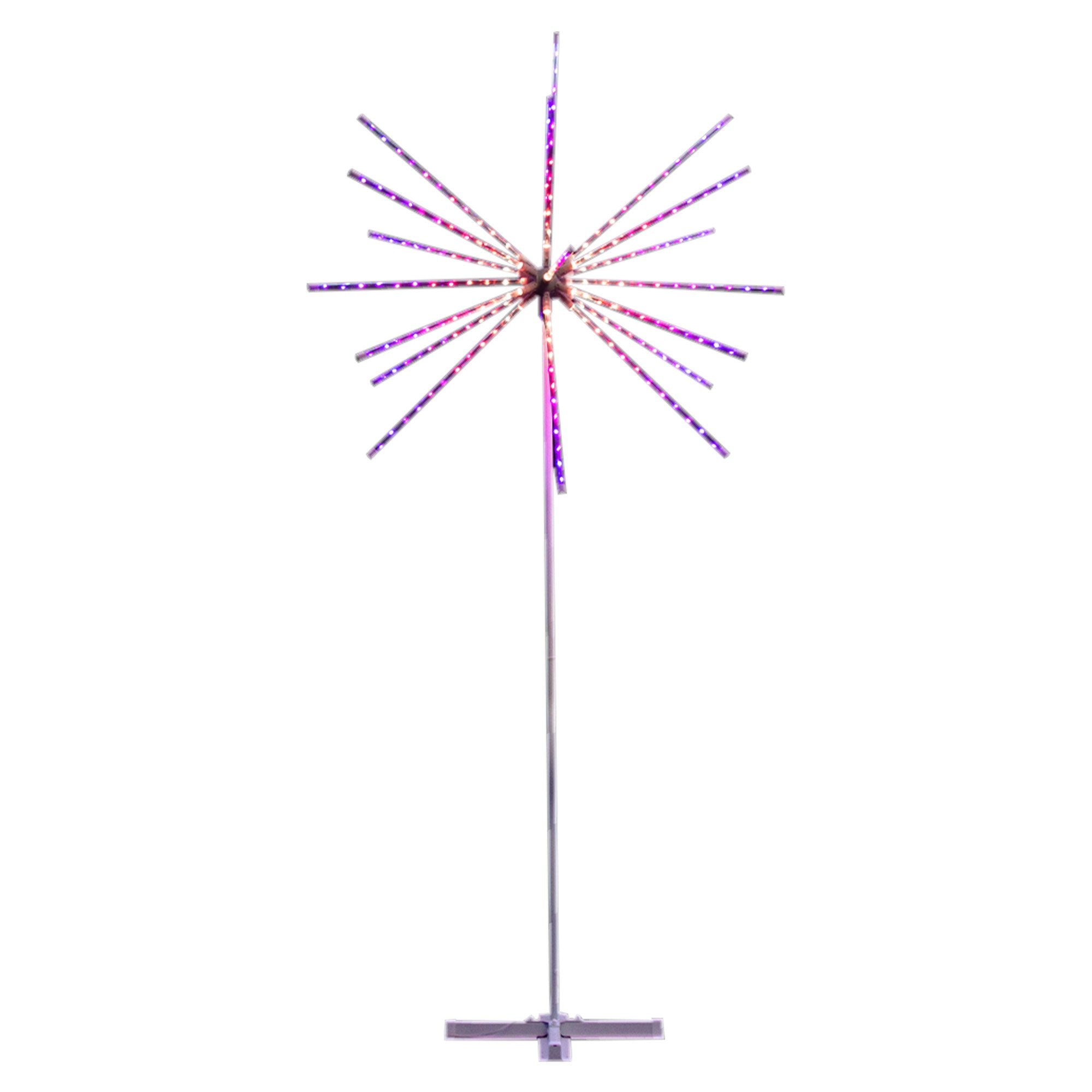 Outdoor Christmas Light Starburst Display - 270cm