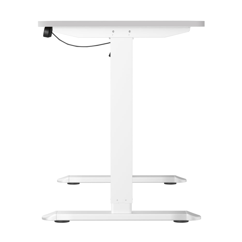 Electric Standing Desk Single Motor Black&Grey-Oak 140CM