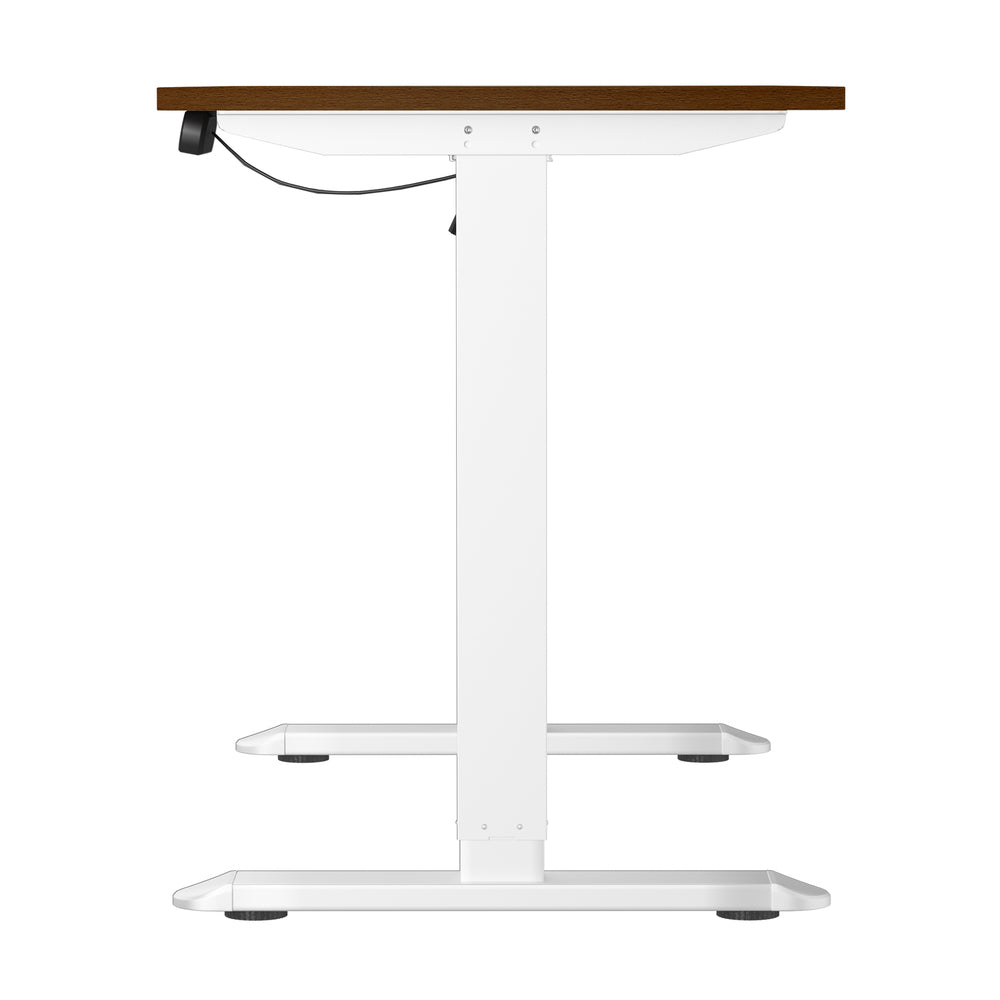 Electric Standing Desk Single Motor Black&Grey-Oak 140CM