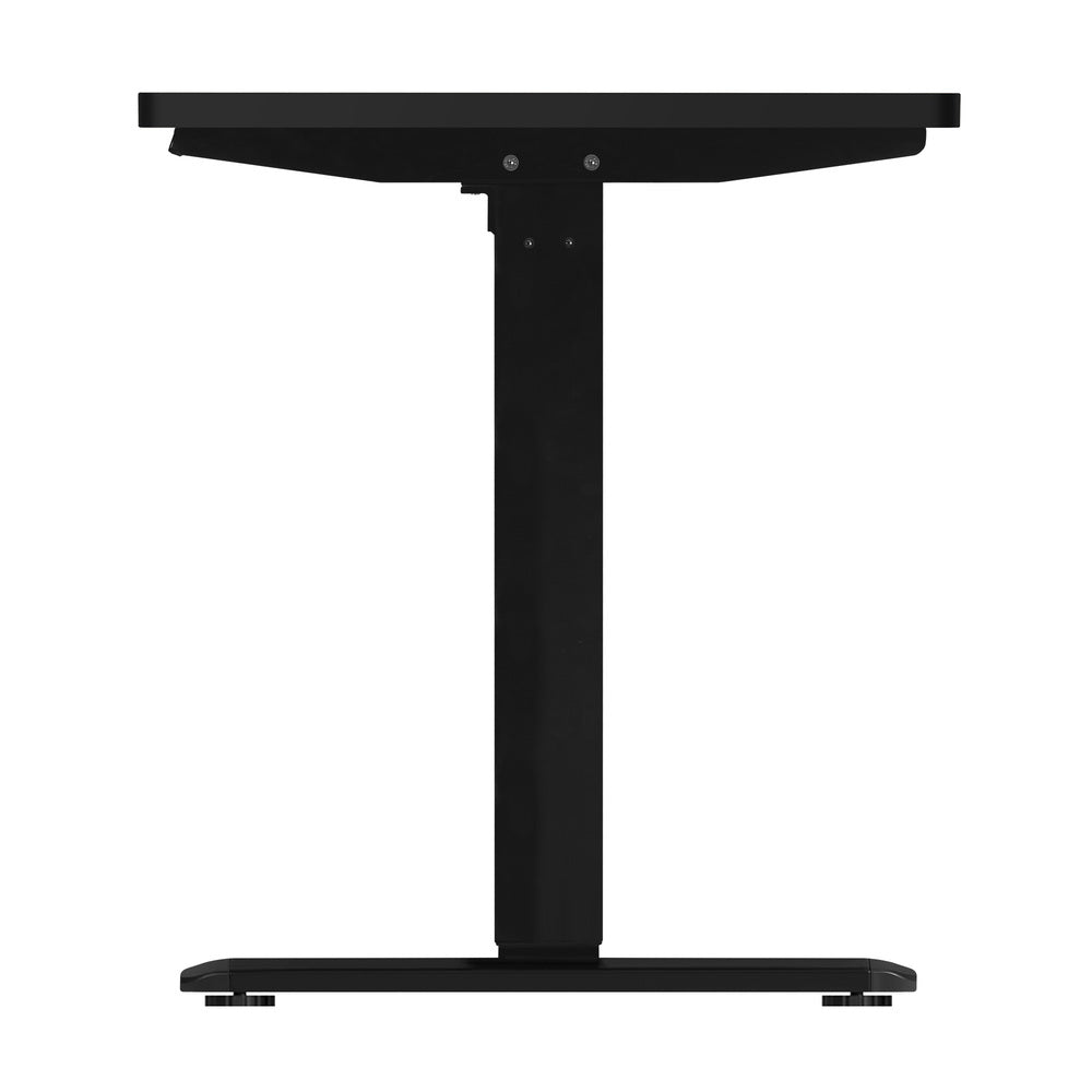 Standing Desk Electric Height Adjustable Motorised Sit Stand Desk Rise Black Top and Black Frame