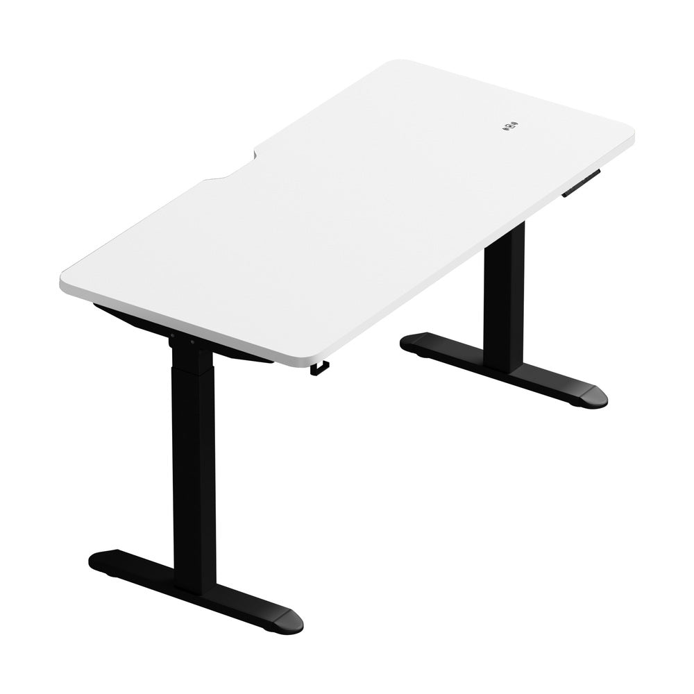 Standing Desk Wireless Charging Dual Motor 140CM Black/White