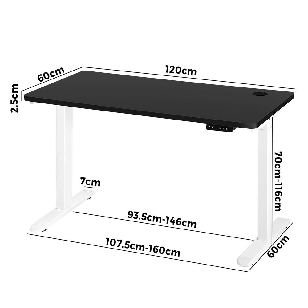 Standing Desk Dual Motor Electric Height Adjustable Sit Stand Table