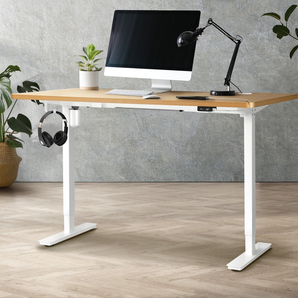 Electric Standing Desk Single Motor Height Adjustable Sit Stand Table