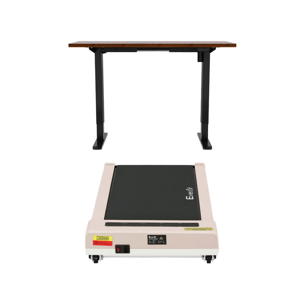 Automatic Standing Desk with Electric Walking Pad