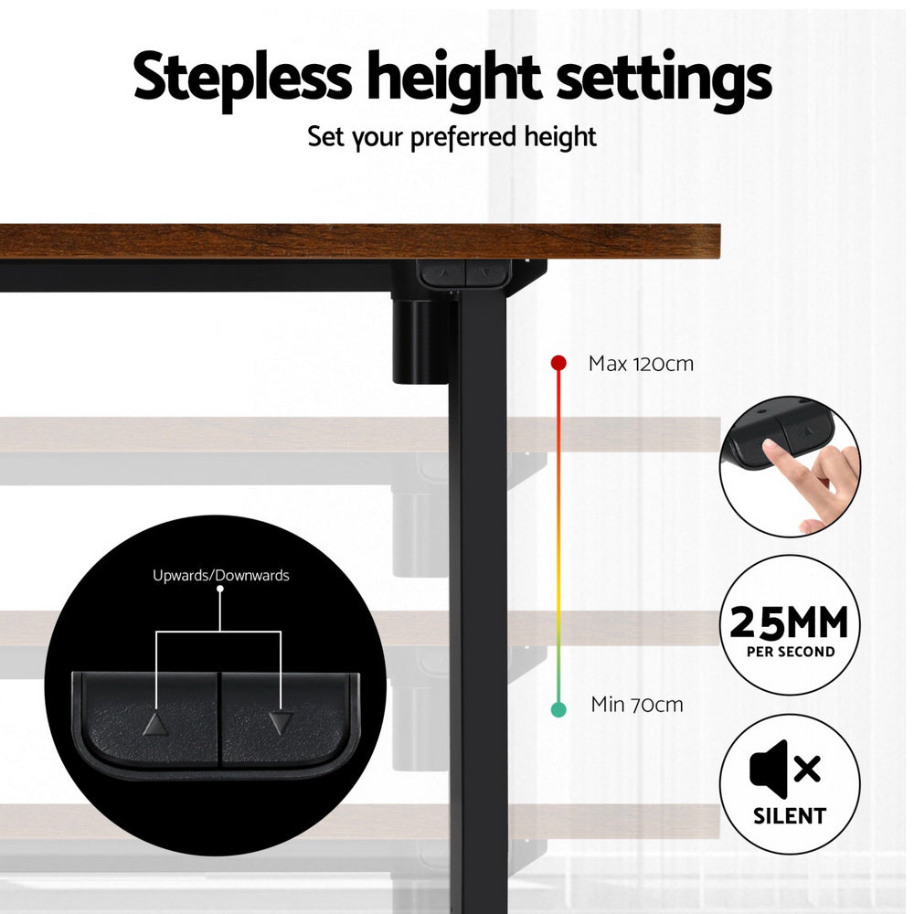 Automatic Standing Desk with Electric Walking Pad