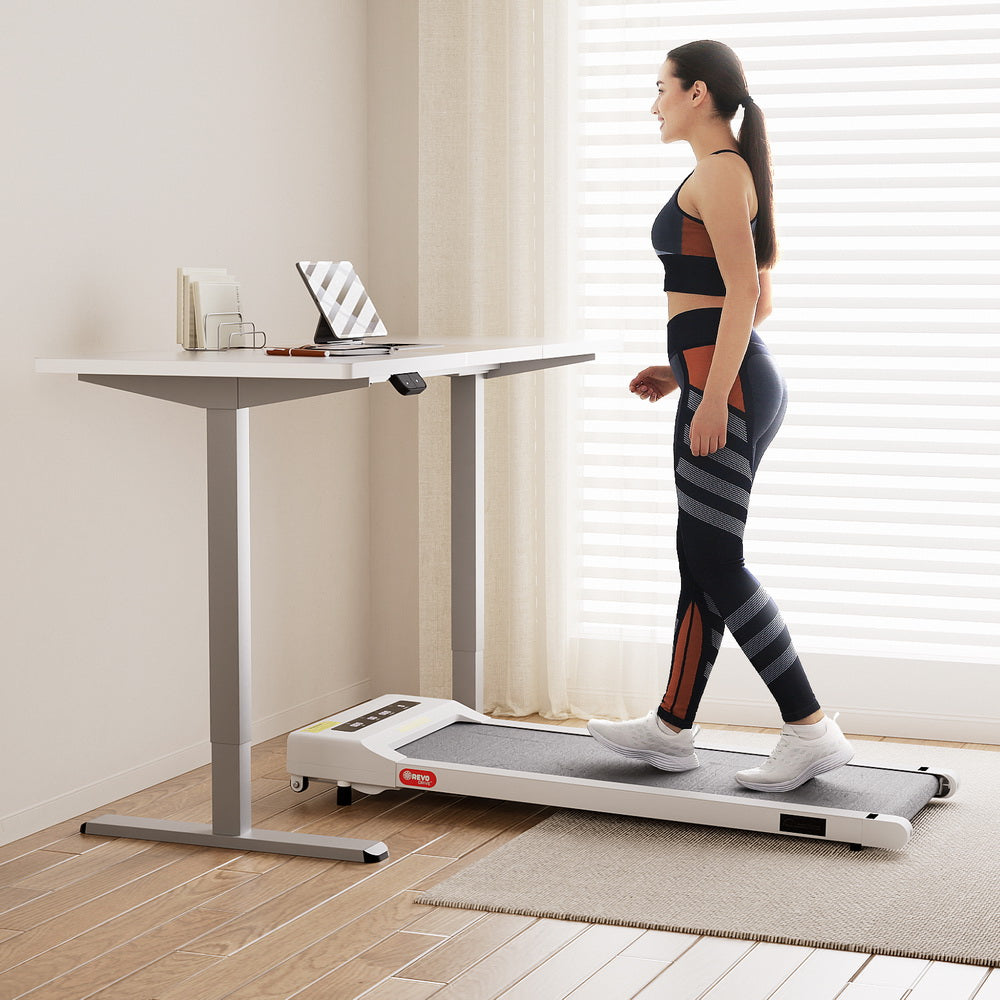 140CM Automatic Standing Desk & Walking Pad Treadmill