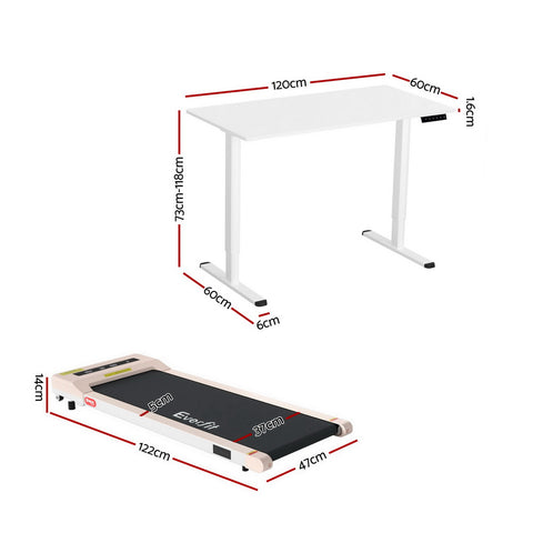 120CM Standing Desk with 360MM Electric Walking Pad