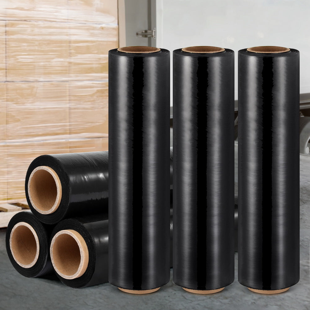 500mm x 400m Stretch Film Pallet Shrink Wrap - 5/6 Rolls