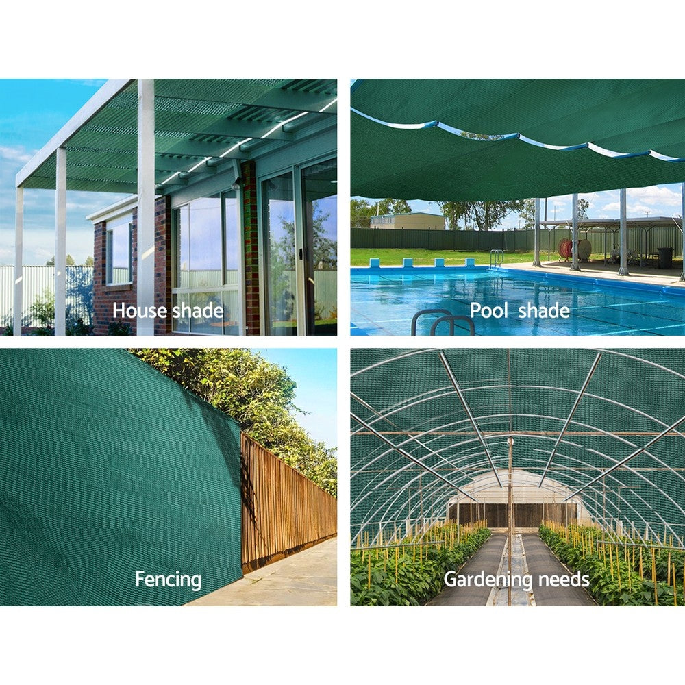 30% Shade Cloth 3.66x10m Shadecloth Wide Heavy Duty White