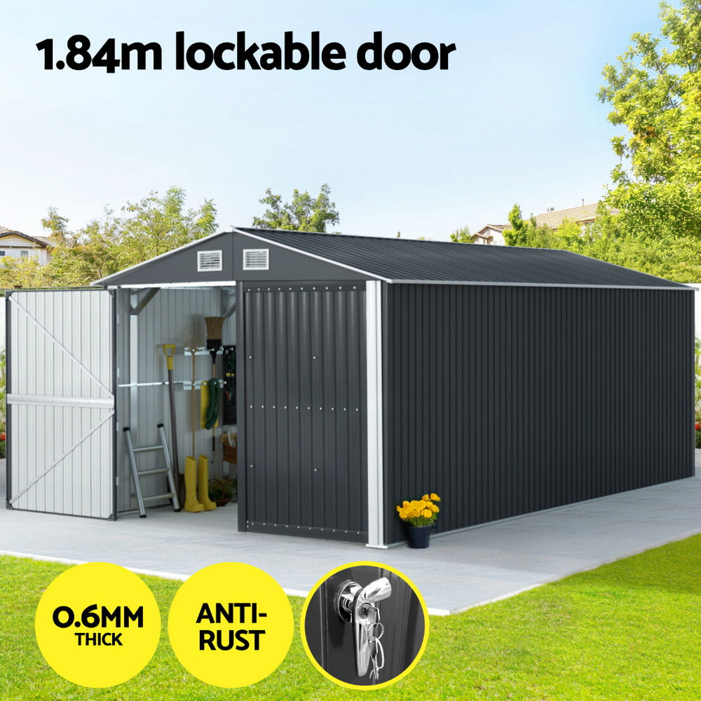 Garden Shed Sheds Outdoor Storage 3X5.38M Tool Workshop House Shelter