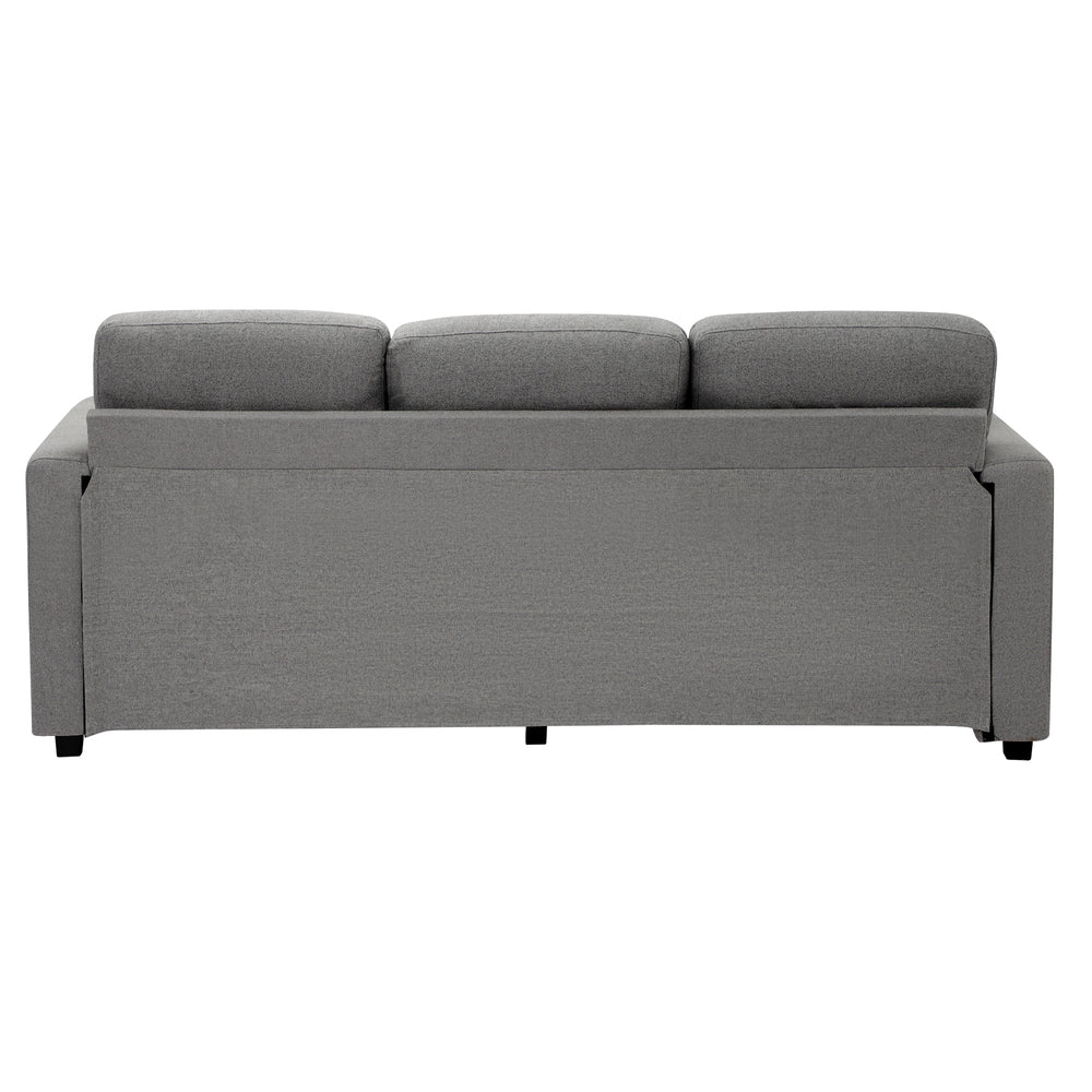 Sofa 3 Seater Chaise Modular Couch Drawers Ottoman Fabric