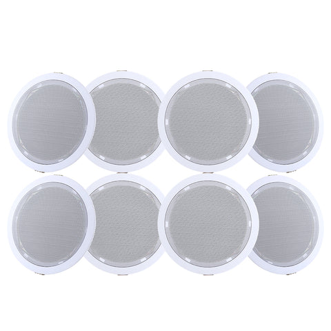 6 Inch Ceiling Speakers - Home Audio Tweeter 8pcs