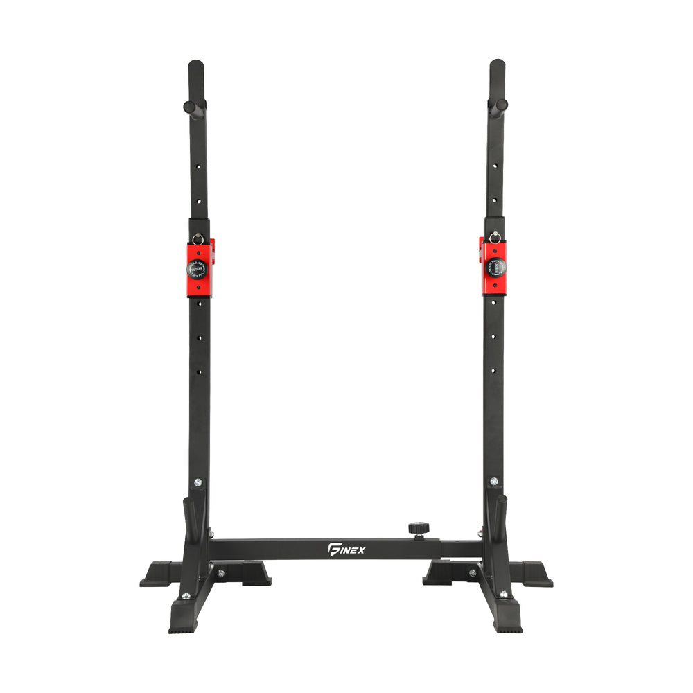 Squat Rack, Adjustable Barbell Rack, Weight Bench, and Barbell Bar Stand