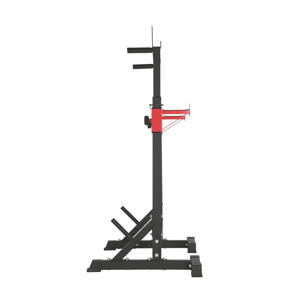 Squat Rack, Adjustable Barbell Rack, Weight Bench, and Barbell Bar Stand