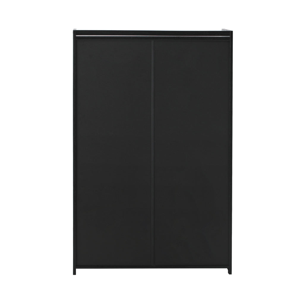 shoe-storage-cabinet-2-doors-rattan-black