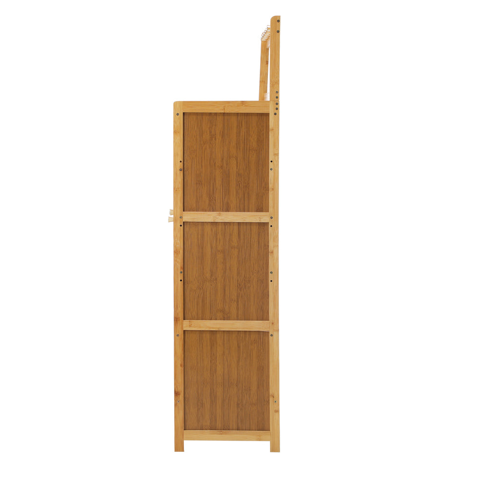 Shoe Storage Cabinet 3 Door with Hanging Hooks