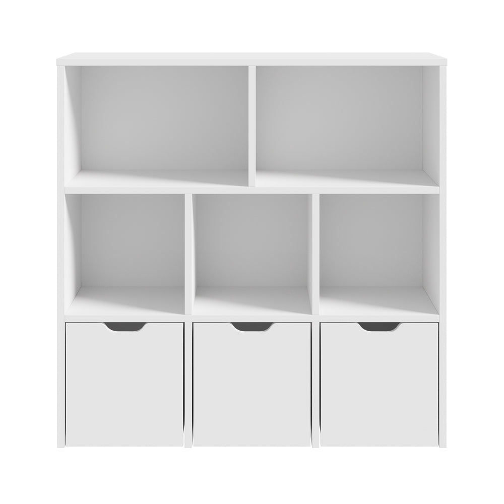 Kids Storage Organiser Cabinet With Removable Box White