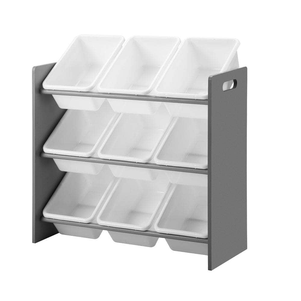 Kids Storage 9 Bins Display Shelf Storage Rack