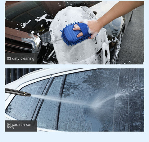 High-Pressure Car Wash Water Gun with Diamond Nozzle and Watering Pipe