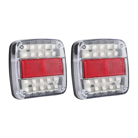 Pair 26 LED Tail Lights Stop Reverse Indicator 12V Ute Trailer Truck