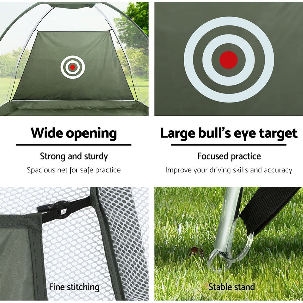 3M Golf Practice Net Portable Training Aid Driving Target Tent Green