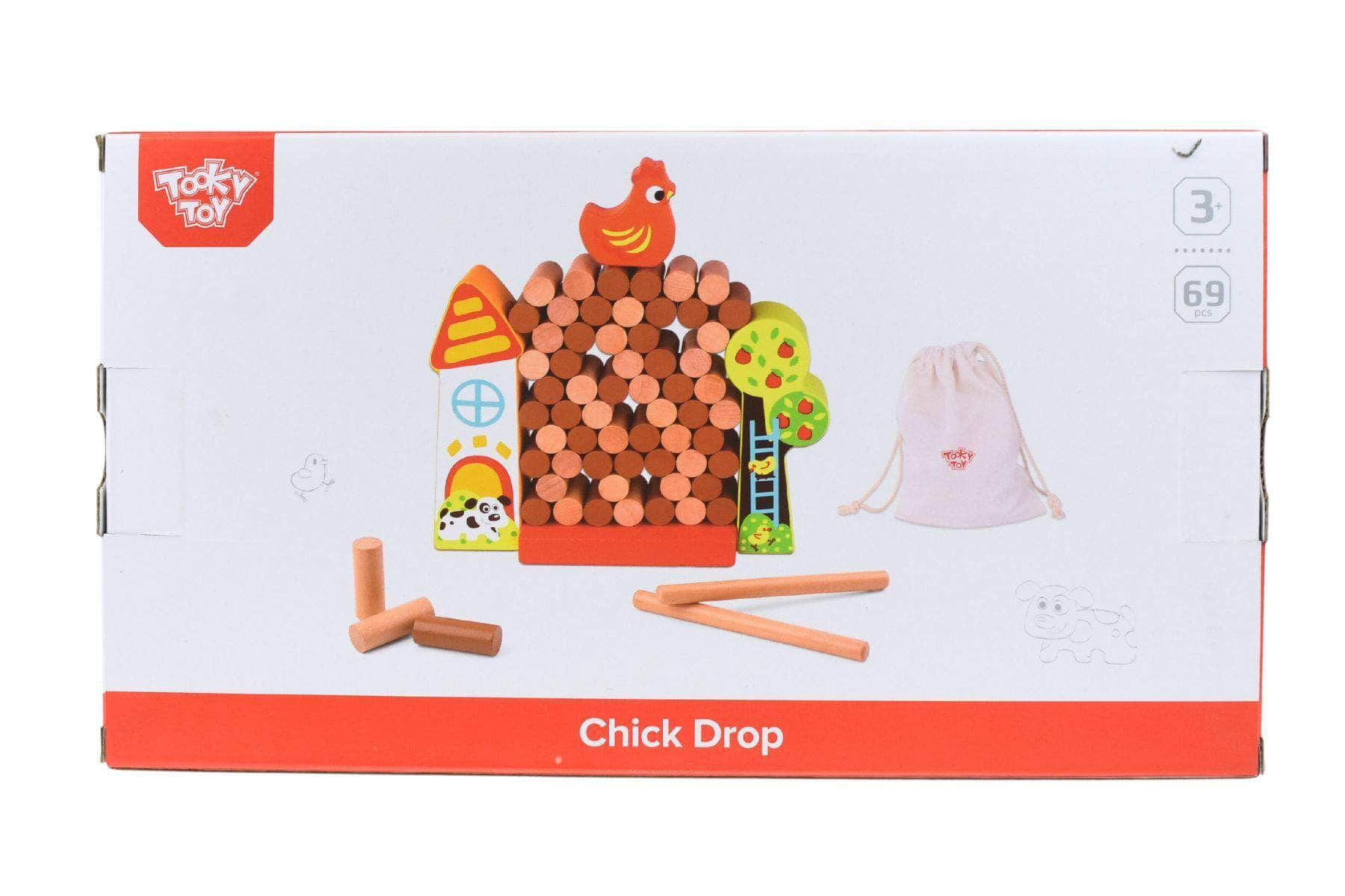 Chicken Drop Block Game