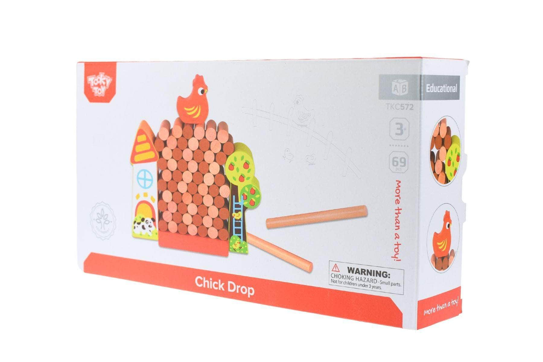 Chicken Drop Block Game