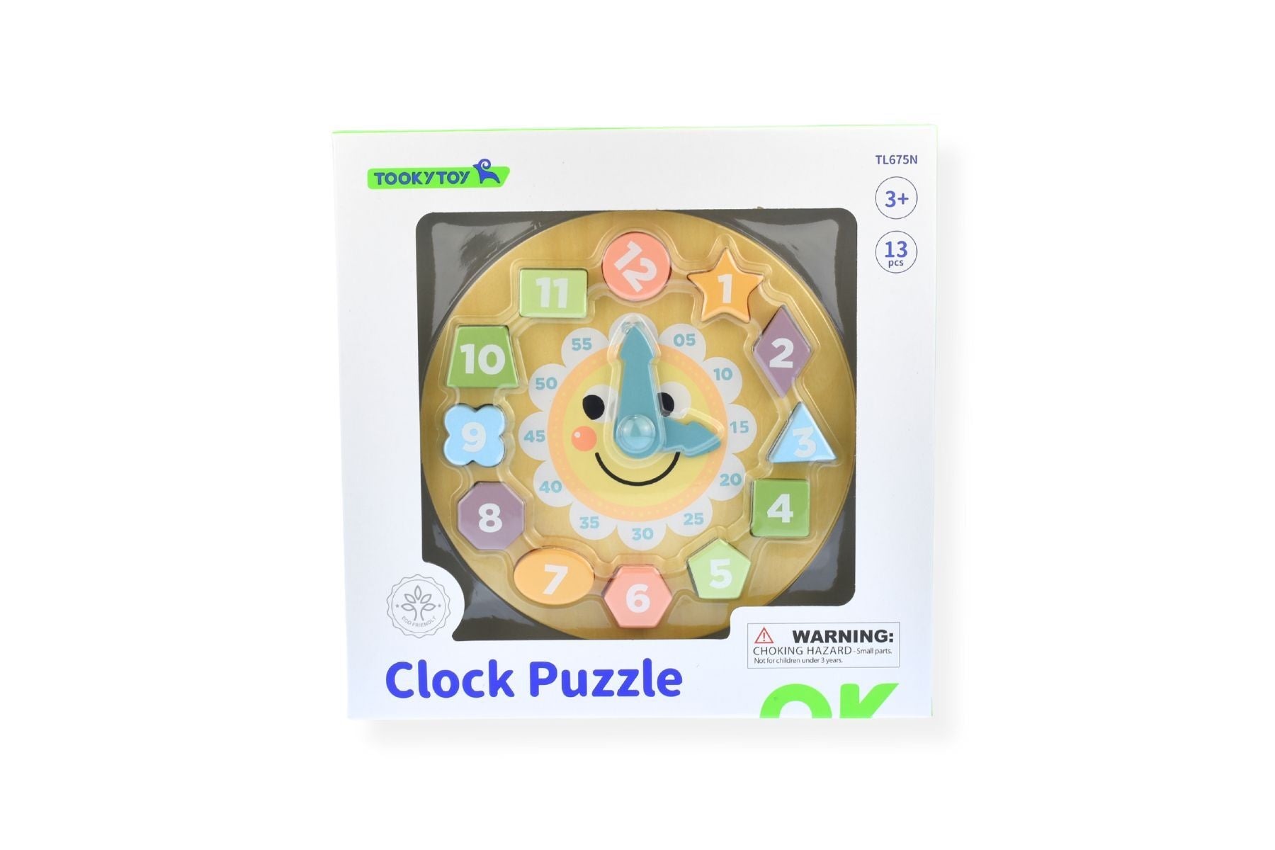 My Forest Friends Wooden Clock Shape Sorter Puzzle