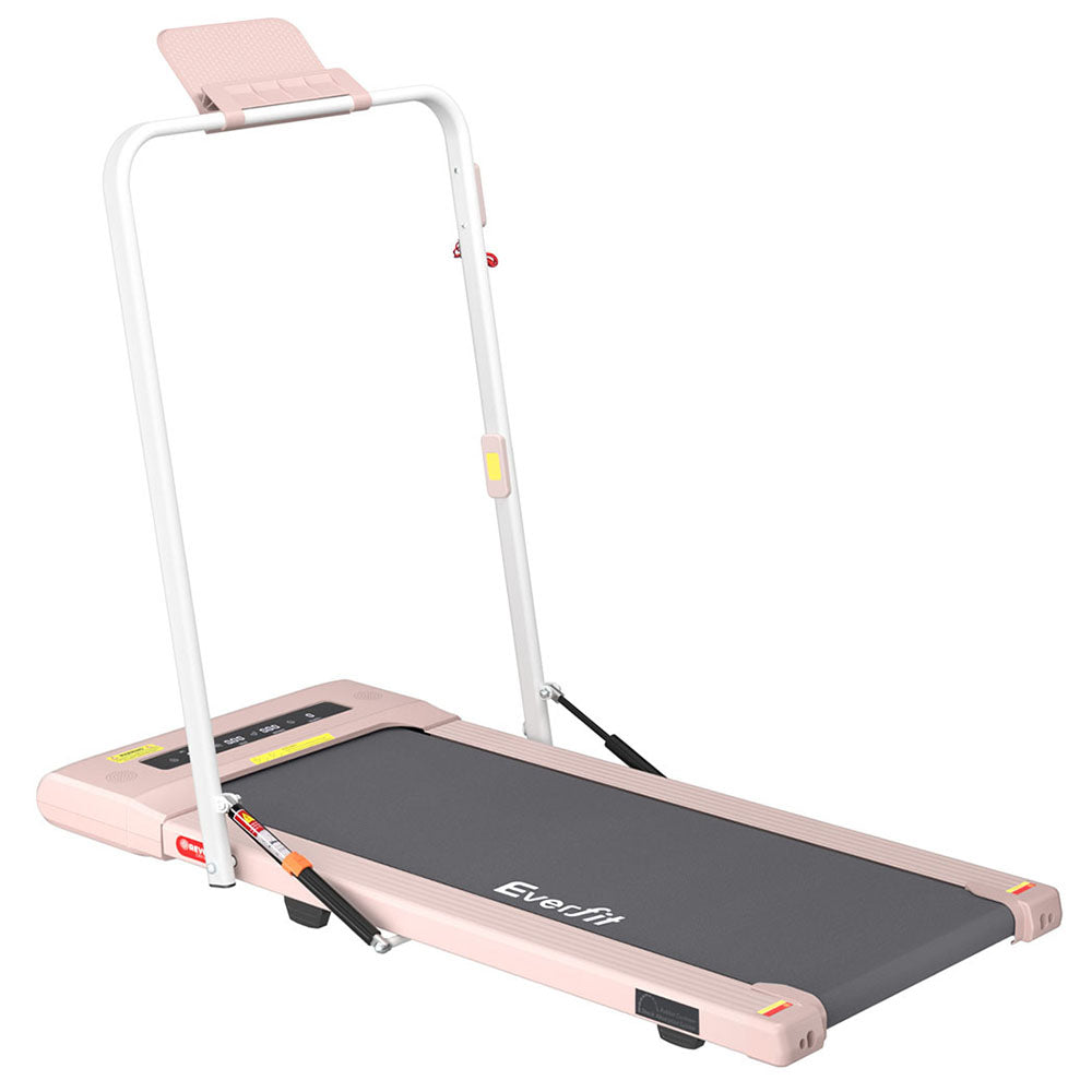 Electric Walking Pad Treadmill Under Desk 400mm Pink