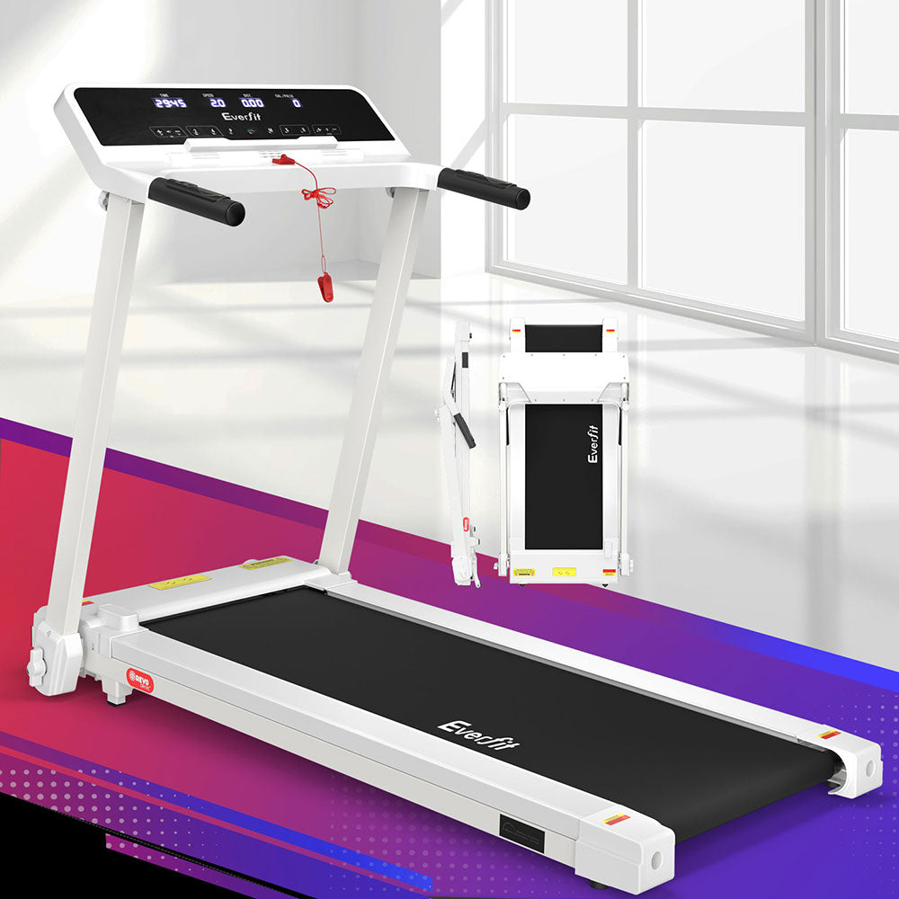 Foldable Treadmill - Home Gym Fitness 420mm White