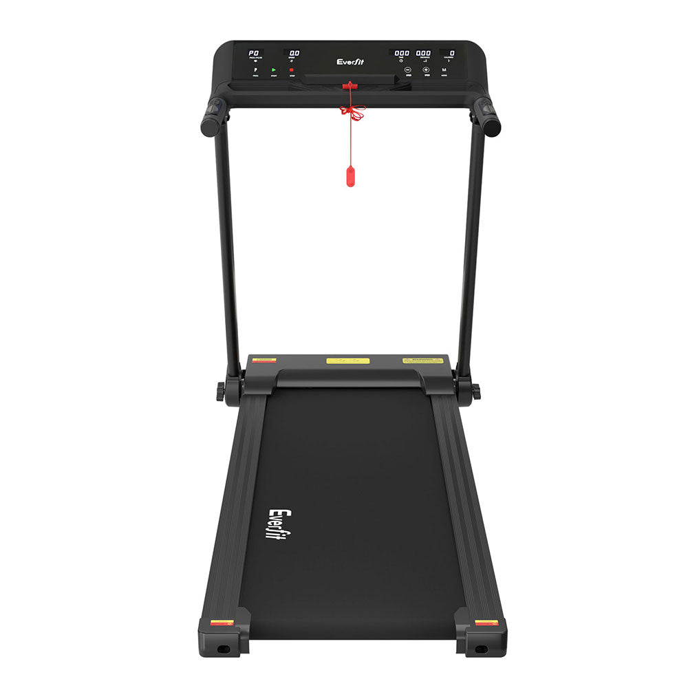 Sleek Foldable Electric Treadmill - 450MM Black