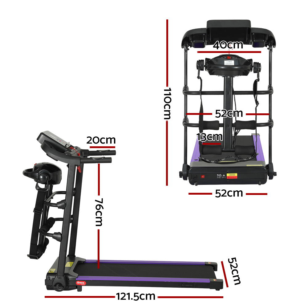 Treadmill Electric Home Gym Fitness Exercise Machine W/ Massager 400Mm