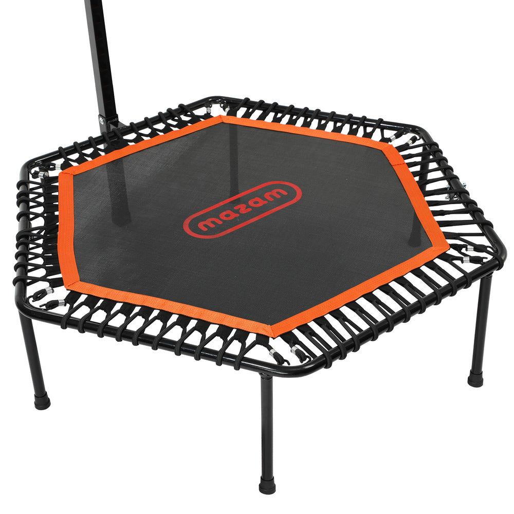 48" Trampoline Round Fitness Rebounder Handrail