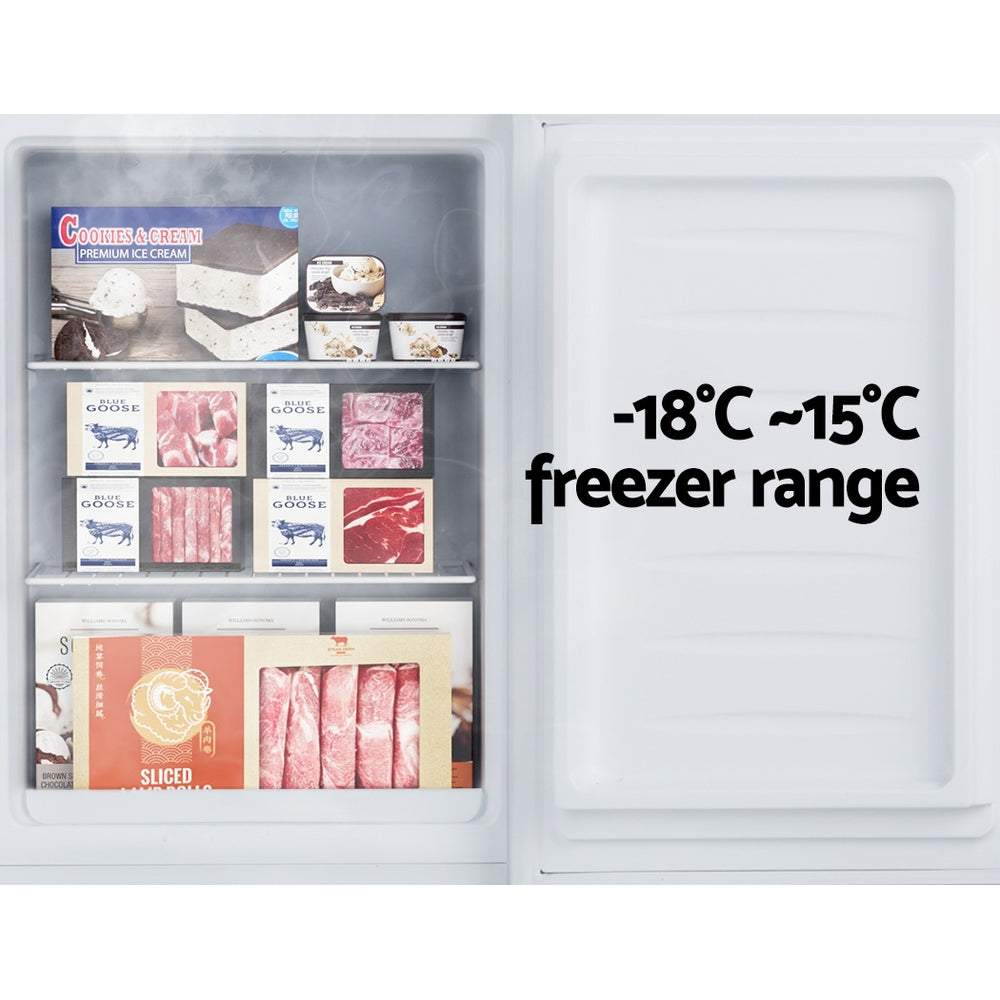 Durable White Upright Freezer Fridge - 60L