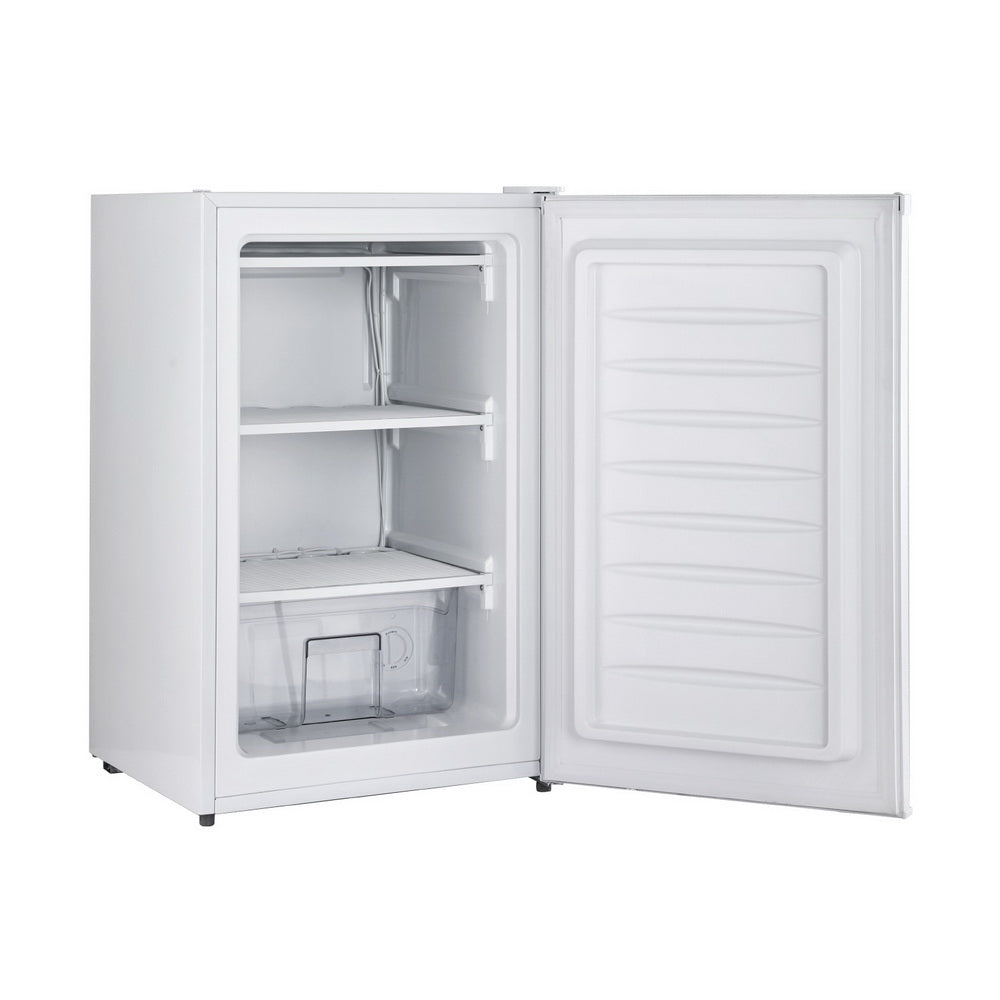 Devanti 81L Upright Freezer Fridge White Compact and Efficient