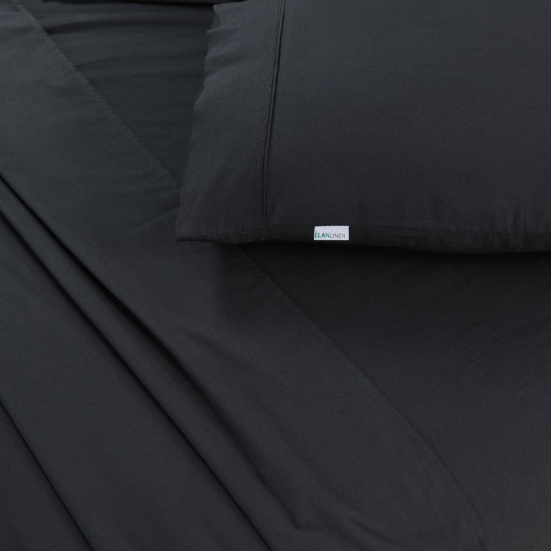 Charcoal King Single Bed Sheets Set - 500Tc Egyptian Cotton