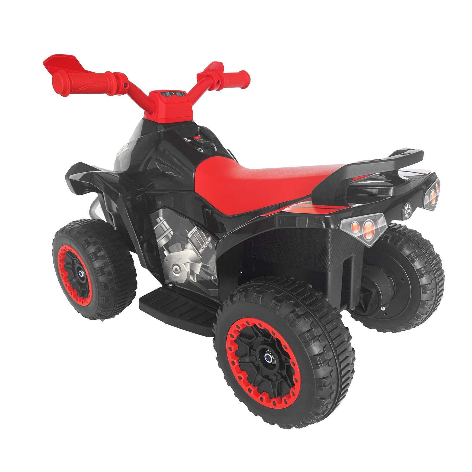 Kids' Quad Ride-On ATV (Black) 4-Wheel Electric 3km/h