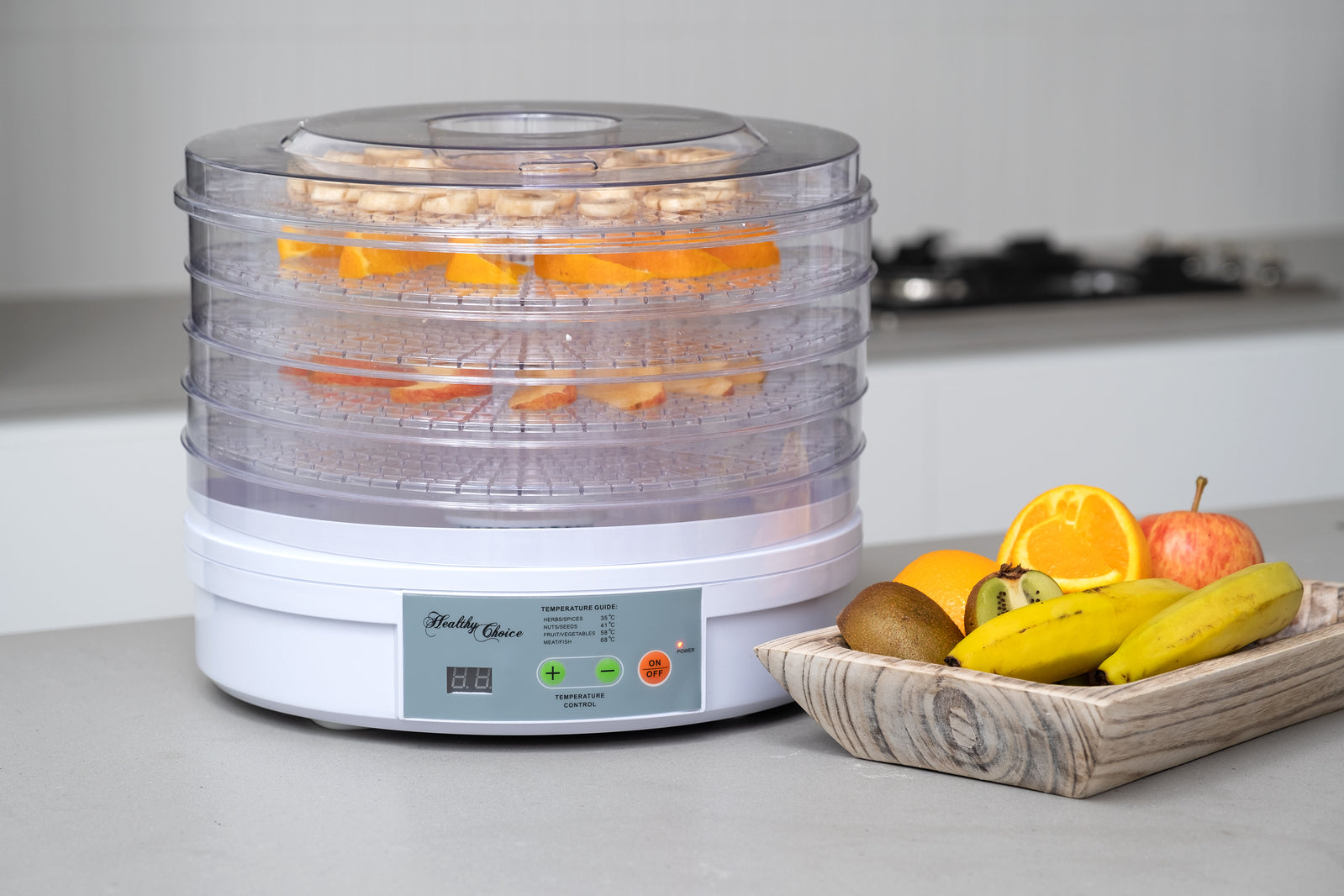 European Design Food Dehydrator/ Preserver W/ 2 Power Levels