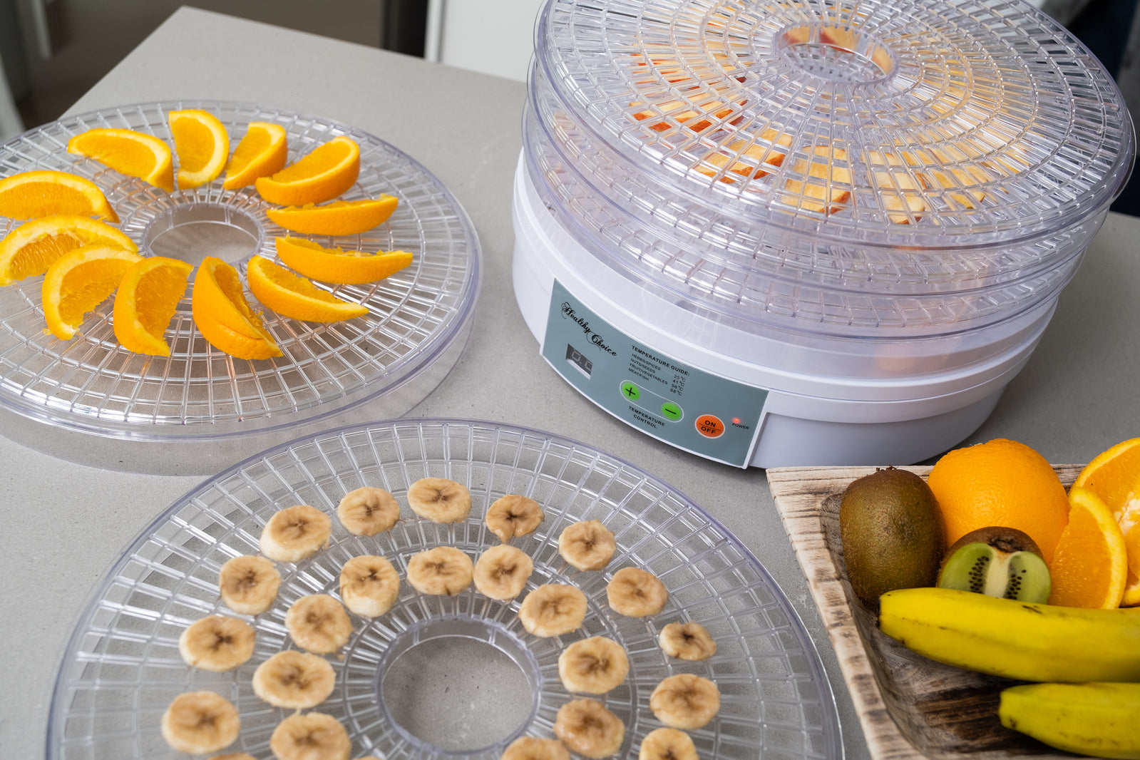 European Design Food Dehydrator/ Preserver W/ 2 Power Levels