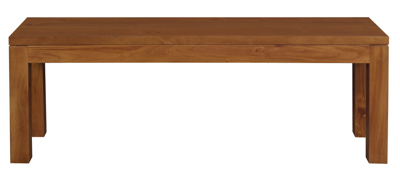 Solid Mahogany Timber Bench (Chocolate)