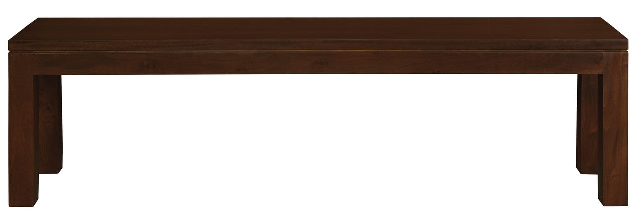 Solid Mahogany Timber Bench (Chocolate)