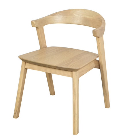 Oak Dining Chair - Set of 2 (Natural)