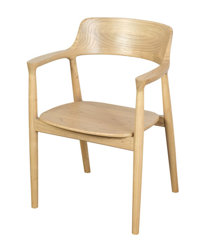 Solid Oak Arm Chair (Natural)