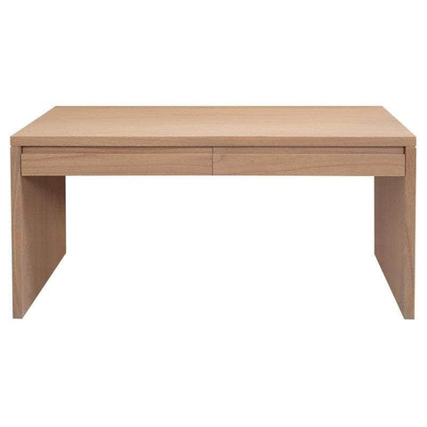 2 Drawer Writing Desk Natural Elegant and Functional Workspace