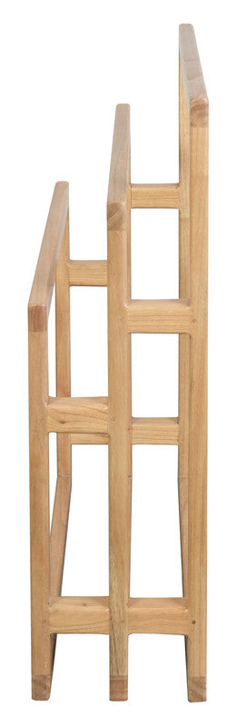 Solid White Cedar Wood Towel Stand (Natural)