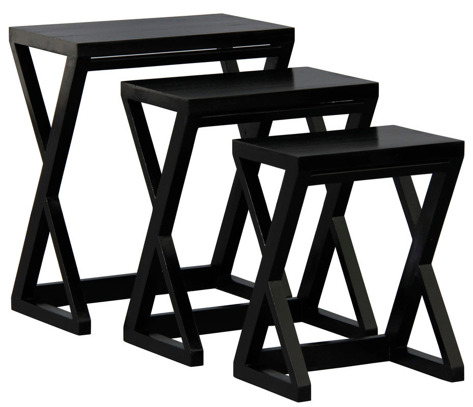 Nest of Tables - Set of 3 (Black)