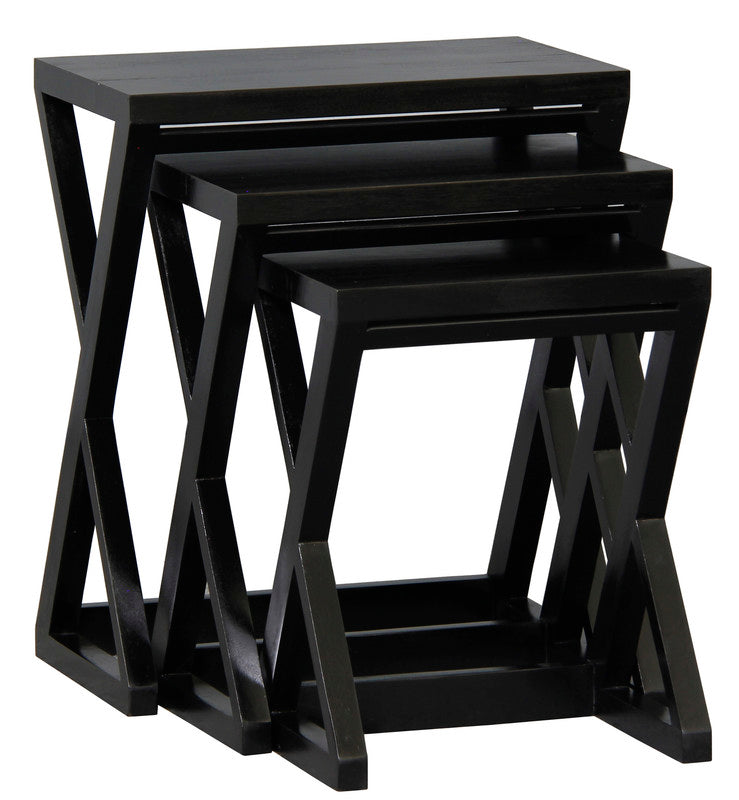 Nest of Tables - Set of 3 (Black)